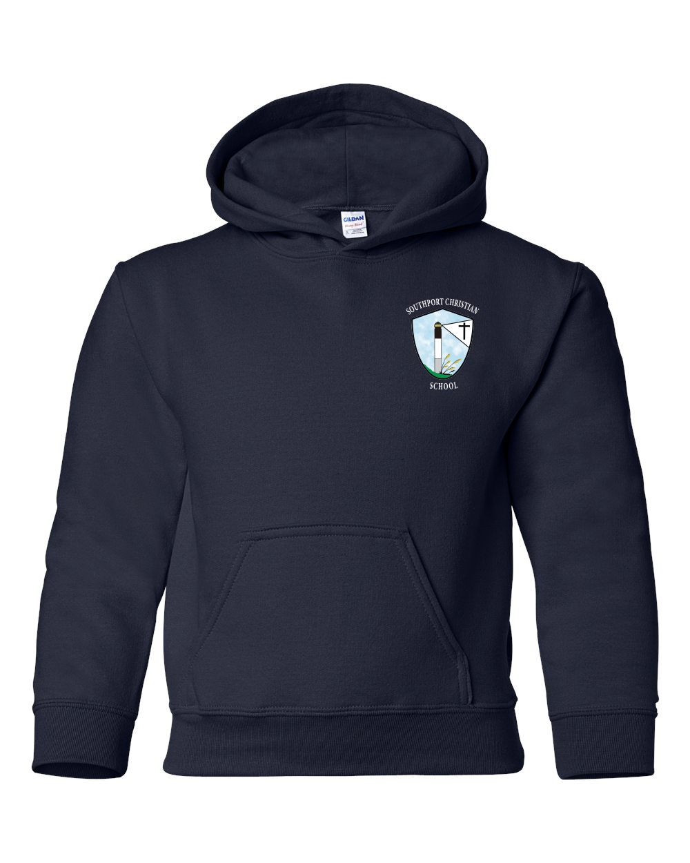 Southport Christian Youth Heavy Blend™ Hooded Sweatshirt (click for more colors)