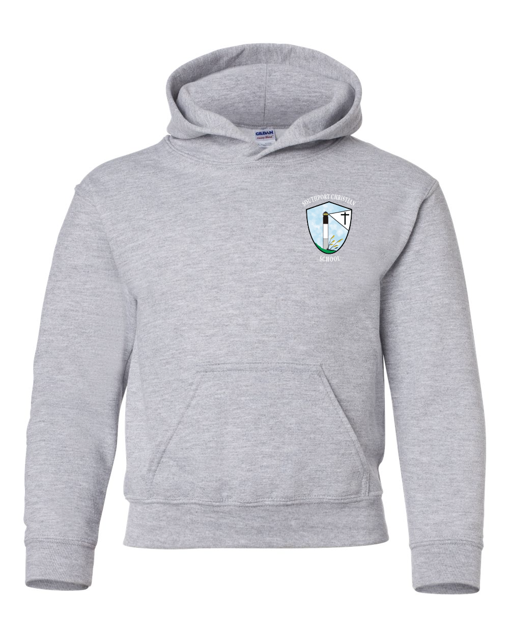 Southport Christian Youth Heavy Blend™ Hooded Sweatshirt (click for more colors)