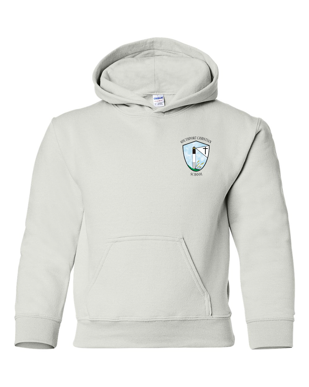 Southport Christian Youth Heavy Blend™ Hooded Sweatshirt (click for more colors)