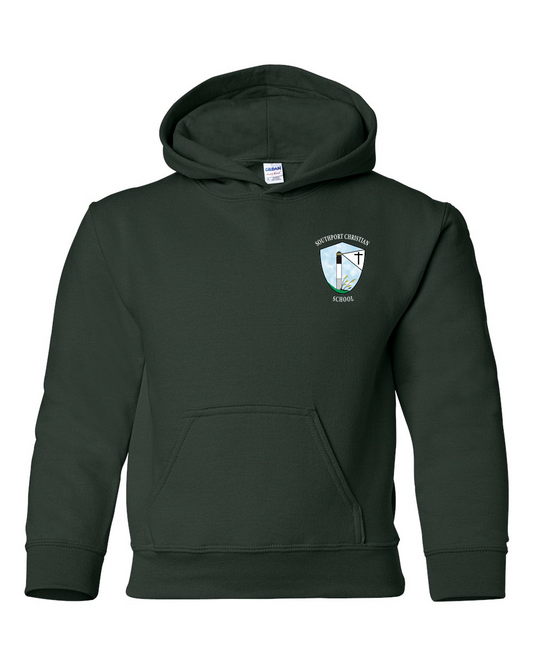 Southport Christian Youth Heavy Blend™ Hooded Sweatshirt (click for more colors)