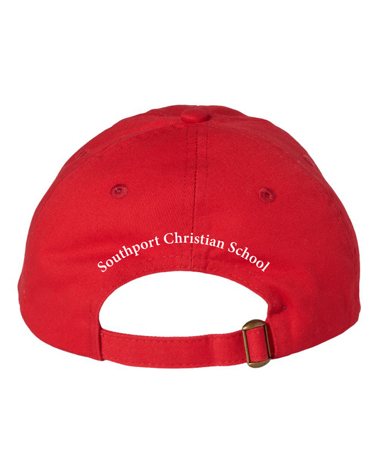 Southport Christian Youth Small Fit Bio-Washed Dad Hat (click for more colors)